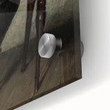 Dark Academia Wall Art - Vintage Gothic Dachshunds in a Shadowy Room