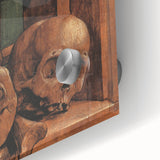 Dark Academia Wall Art - Vintage Gothic Skulls by the Window