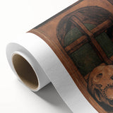 Dark Academia Wall Art - Vintage Gothic Skulls by the Window