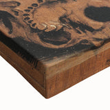 Dark Academia Wall Art - Vintage Gothic Skulls by the Window