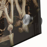 Dark Academia Wall Art - Three Skeletons Gothic Print - Moody Decor