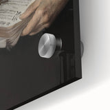 Dark Academia Wall Art - Vintage Gothic Hands Holding an Open Book