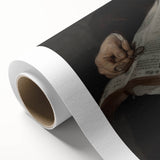 Dark Academia Wall Art - Vintage Gothic Hands Holding an Open Book