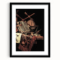 Dark Academia Wall Art - Vintage Gothic Still Life with Instruments