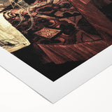 Dark Academia Wall Art - Vintage Gothic Still Life with Instruments