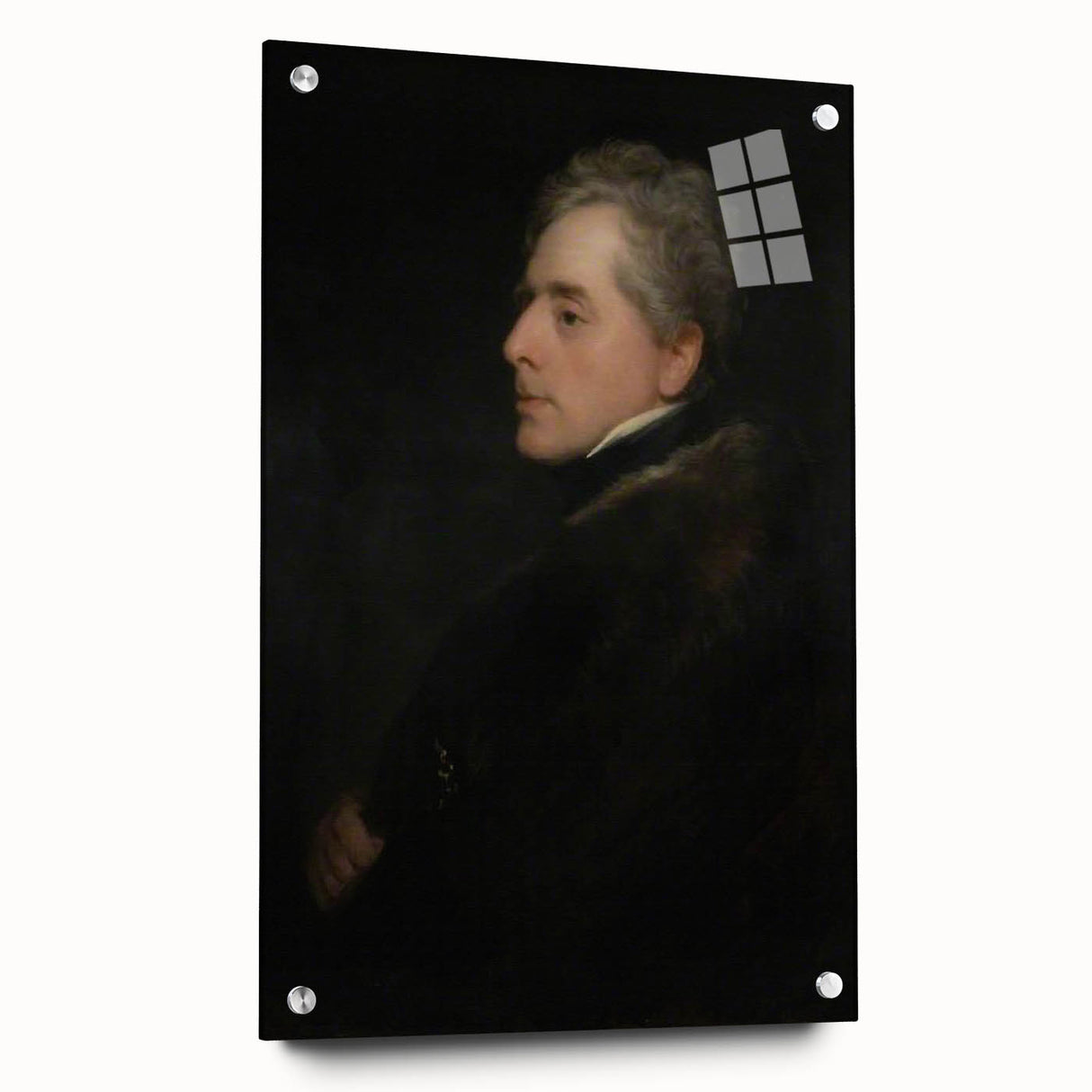 Dark Academia Wall Art - Vintage Gothic Portrait of a Noble Gentleman