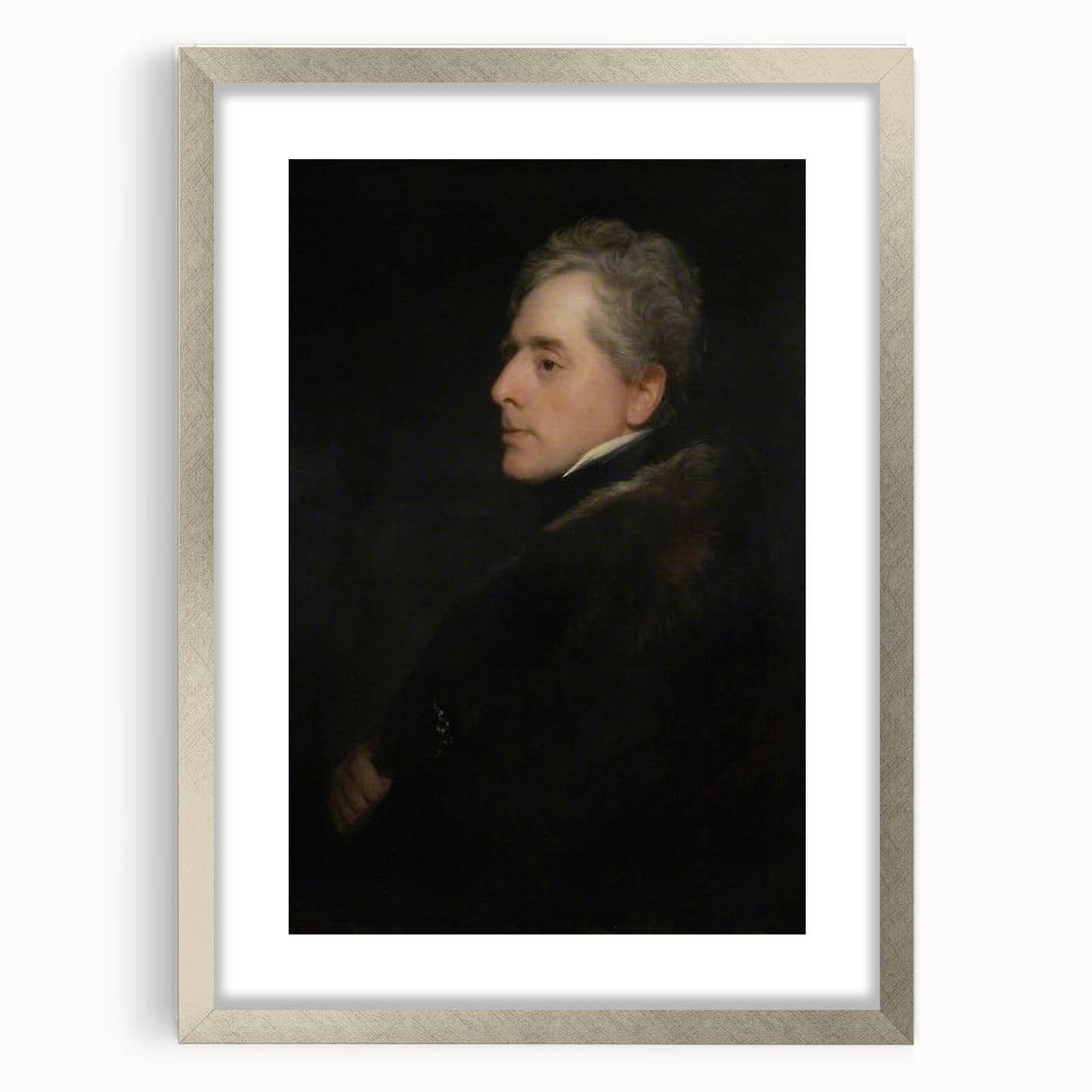 Dark Academia Wall Art - Vintage Gothic Portrait of a Noble Gentleman