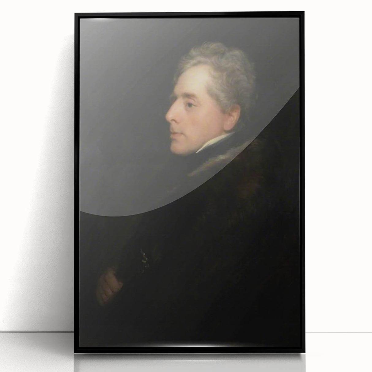 Dark Academia Wall Art - Vintage Gothic Portrait of a Noble Gentleman
