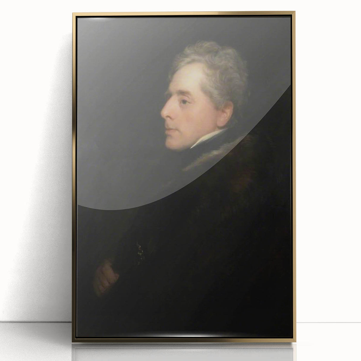 Dark Academia Wall Art - Vintage Gothic Portrait of a Noble Gentleman