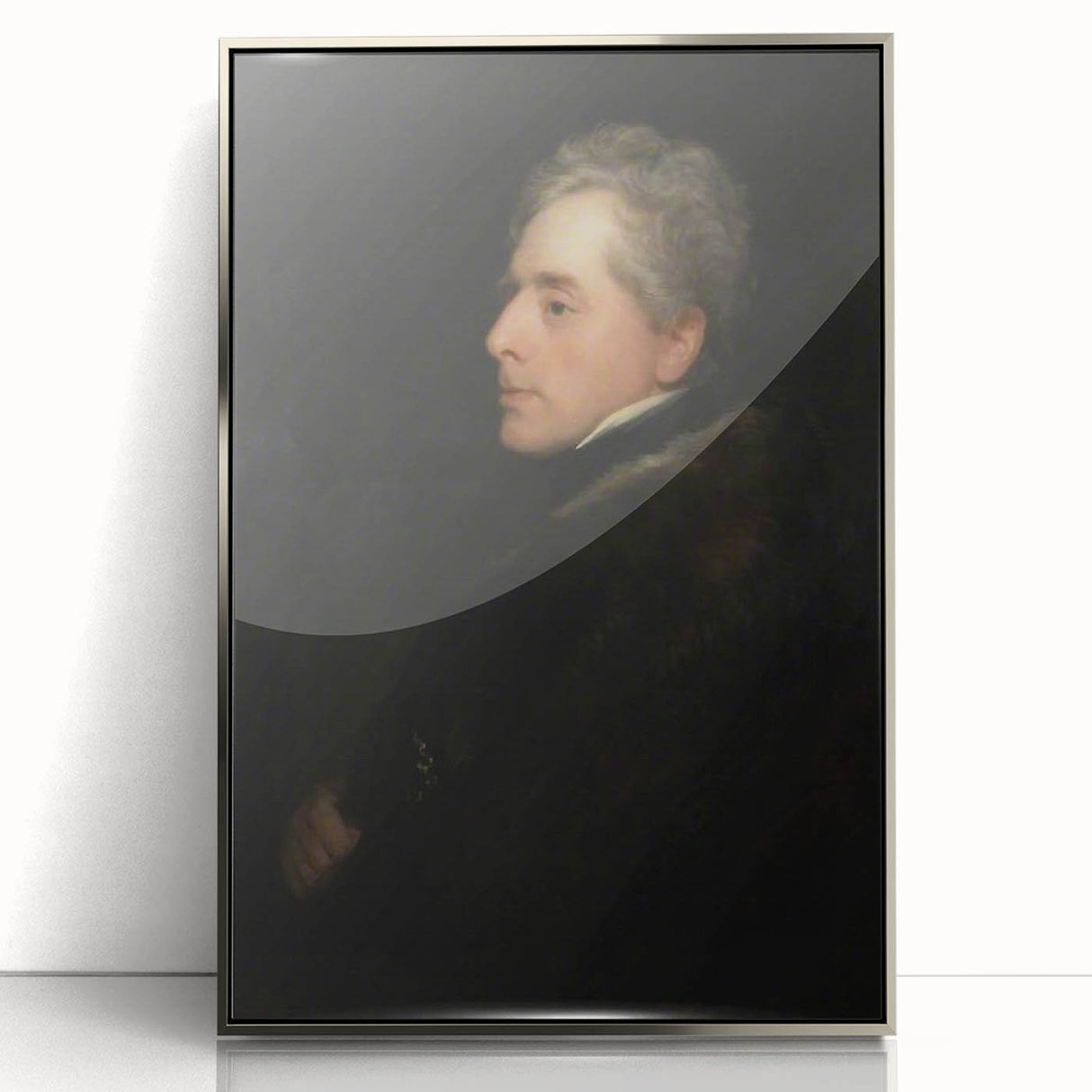 Dark Academia Wall Art - Vintage Gothic Portrait of a Noble Gentleman