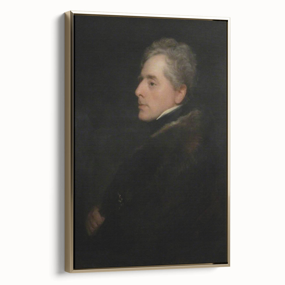 Dark Academia Wall Art - Vintage Gothic Portrait of a Noble Gentleman