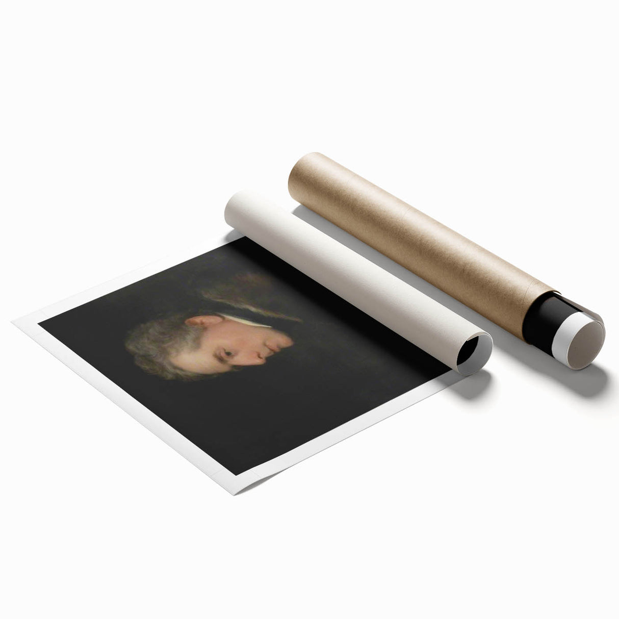 Dark Academia Wall Art - Vintage Gothic Portrait of a Noble Gentleman