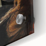 Dark Academia Wall Art - Vintage Gothic Woman Playing Piano by Candlelight