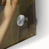 Dark Academia Wall Art - Vintage Gothic Hand Holding a Heart Card