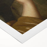 Dark Academia Wall Art - Vintage Gothic Hand Holding a Heart Card