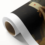 Dark Academia Wall Art - Vintage Gothic Hand Holding a Heart Card