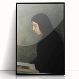 Dark Academia Wall Art - Moody Aesthetic Shadowy Art for Study Decor