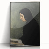 Dark Academia Wall Art - Moody Aesthetic Shadowy Art for Study Decor