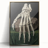 Dark Academia Wall Art - Gothic Skeleton Hand for Moody Aesthetic Decor