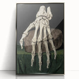 Dark Academia Wall Art - Gothic Skeleton Hand for Moody Aesthetic Decor