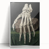 Dark Academia Wall Art - Gothic Skeleton Hand for Moody Aesthetic Decor