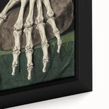 Dark Academia Wall Art - Gothic Skeleton Hand for Moody Aesthetic Decor