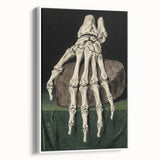 Dark Academia Wall Art - Gothic Skeleton Hand for Moody Aesthetic Decor
