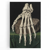 Dark Academia Wall Art - Gothic Skeleton Hand for Moody Aesthetic Decor