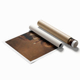 Dark Academia Wall Art - Vintage Gothic Still Life with Books and Skull