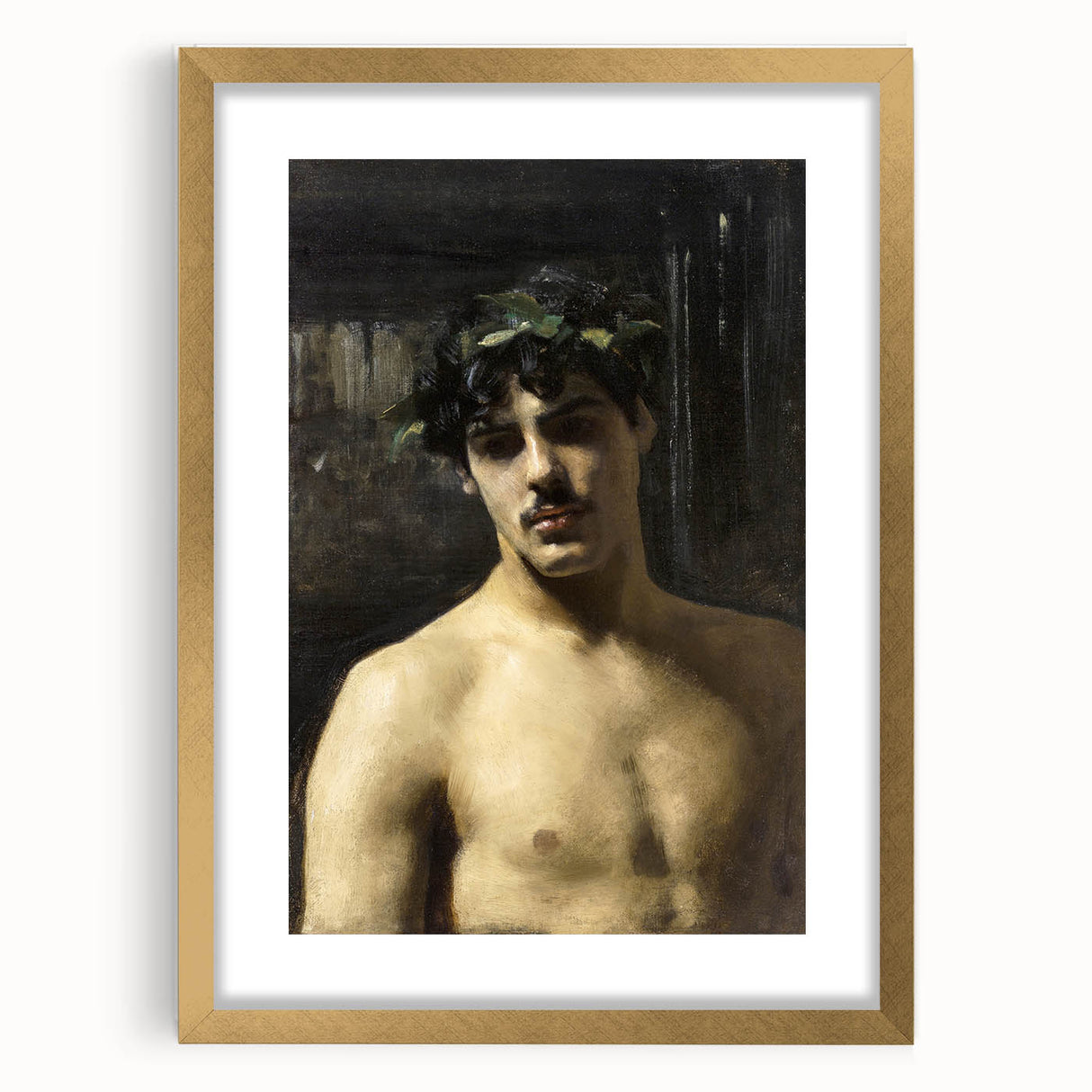 Dark Academia Wall Art – Moody Aesthetic Decor of Classical Portraiture