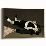 Dark Academia Wall Art – Fallen Matador in Classic Gothic Scene