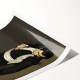 Dark Academia Wall Art – Fallen Matador in Classic Gothic Scene
