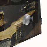 Dark Academia Wall Art – Skull Still Life with Hourglass and Flowers