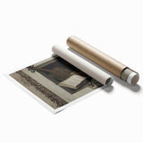 Dark Academia Wall Art – Still Life with Owl, Books, and Violin