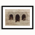 Dark Moody Wall Art - Ancient Archways Study - Timeless Dark Prints