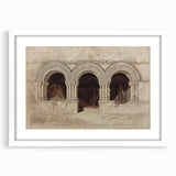 Dark Moody Wall Art - Ancient Archways Study - Timeless Dark Prints