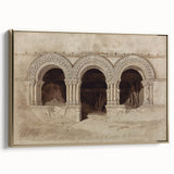 Dark Moody Wall Art - Ancient Archways Study - Timeless Dark Prints