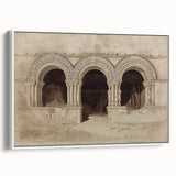 Dark Moody Wall Art - Ancient Archways Study - Timeless Dark Prints