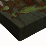 Dark Moody Floral Art: Red Flower Landscape Print for Home Decor