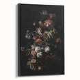Dramatic Dark Floral Art: Moody Bouquet Wall Print for Interior Decor