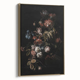 Dramatic Dark Floral Art: Moody Bouquet Wall Print for Interior Decor
