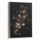 Dramatic Dark Floral Art: Moody Bouquet Wall Print for Interior Decor