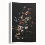 Dramatic Dark Floral Art: Moody Bouquet Wall Print for Interior Decor