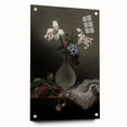 Dark Moody Wall Art: Dramatic Floral Still Life for Timeless Interiors