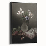 Dark Moody Wall Art: Dramatic Floral Still Life for Timeless Interiors