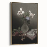 Dark Moody Wall Art: Dramatic Floral Still Life for Timeless Interiors