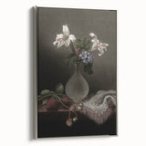 Dark Moody Wall Art: Dramatic Floral Still Life for Timeless Interiors