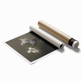 Dark Moody Wall Art: Dramatic Floral Still Life for Timeless Interiors