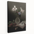 Dark Moody Wall Art: Dramatic Floral Still Life for Timeless Interiors
