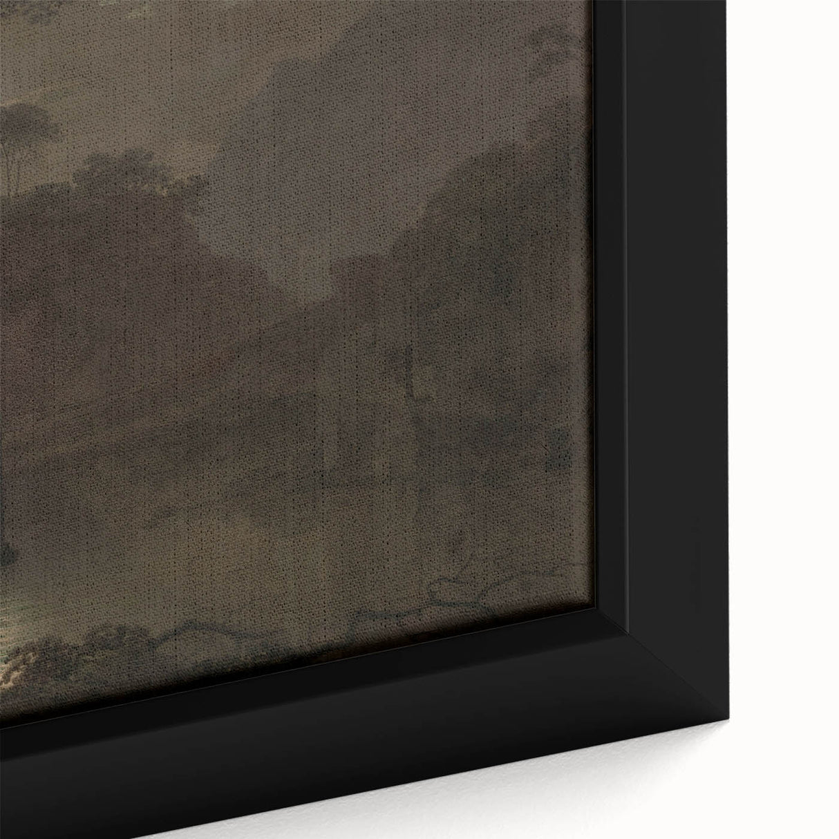 Dark Moody Wall Art - Atmospheric Moonlit Landscape for Timeless Decor